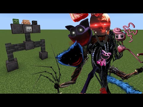 Видео: Дополнение Poppy Playtime 4 Horror Fused Prototype для Minecraft PE Bedrock
