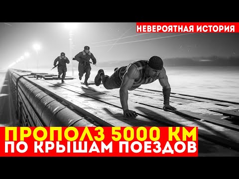 Видео: ОН ПРОШЕЛ 5000 КМ ПО ШПАЛАМ Транссиба | Как безногий зэк сбежал с Колымы | История