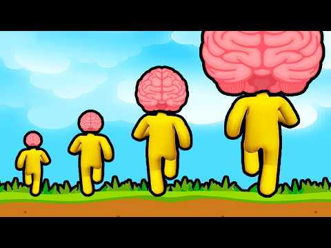 Видео: МАКСИМАЛЬНЫЙ УРОВЕНЬ МОЗГОВ - ЭВОЛЮЦИЯ РАЗМЕРА!