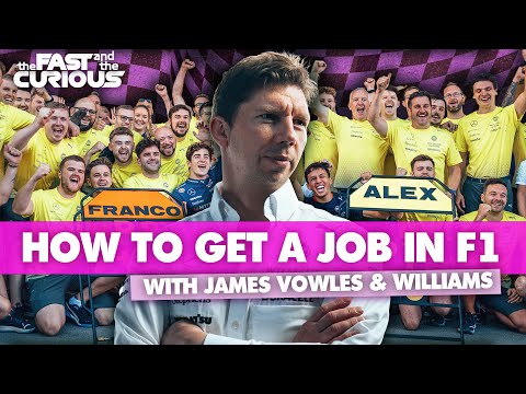 Видео: Как получить работу в Формуле-1 | Джеймс Воулз и инженер аэродинамической трубы Williams Кристина...