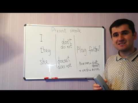 Видео: Present Simple - Замони ҳозираи оддӣ