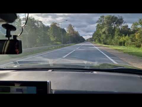 Видео: Латвия. Проезжаем границу, едем в Ригу.