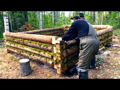 Видео: СТРОЙКА ИЗБЫ \ РЫБАЛКА НА СЕТИ \ ОХОТА \ ПОЛНАЯ ВЕРСИЯ