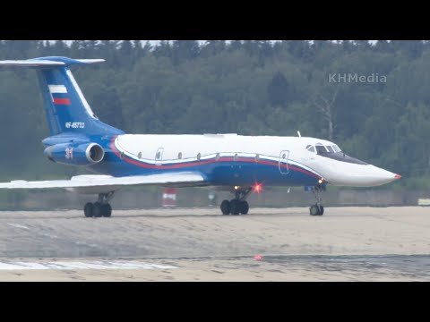 Видео: Ту-134УБЛ посадка и взлёт RF-65733