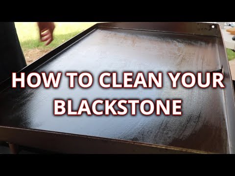 Видео: Как чистить сковороду Blackstone Griddle — 36 дюймов