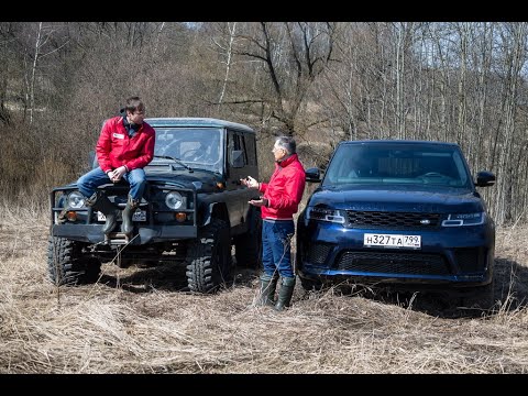 Видео: Range Rover Sport против УАЗ Хантер: ОТОРВАЛИСЬ вместе с тросом / Тест драйв 2020