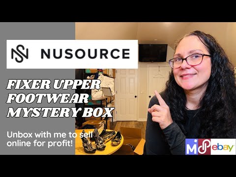 Видео: Распакуйте вместе со мной — таинственная коробка с верхом обуви NuSource Fixer — перепродажа с це...
