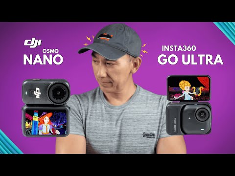 Видео: DJI Osmo Nano против Insta360 Go Ultra: ЛУЧШАЯ компактная экшн-камера