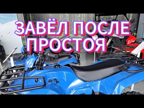 Видео: Запустил КВАДРОЦИКЛ после ПРОСТОЯ !