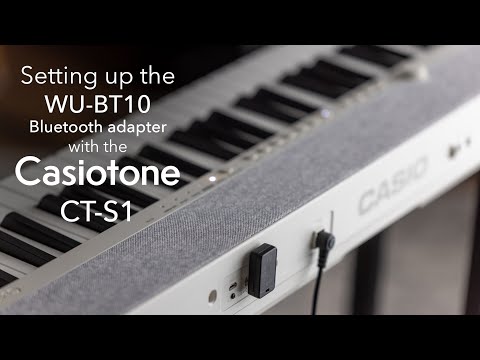 Видео: Настройка Bluetooth-адаптера WU-BT10 с Casiotone CT-S1