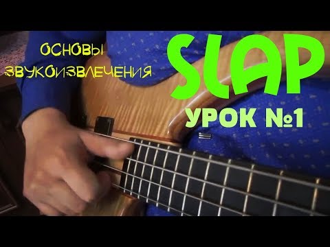 Видео: Уроки игры на бас гитаре. "Slap" Урок № 1 (Основы звукоизвлечения)