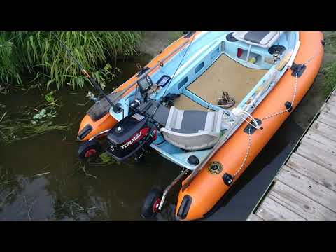 Видео: Рыболовная лодка Ерш с баллонами непотопляемости.