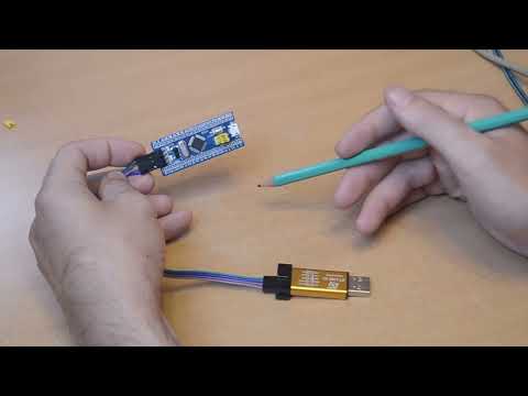 Видео: Урок по STM32 N1 первая прошивка