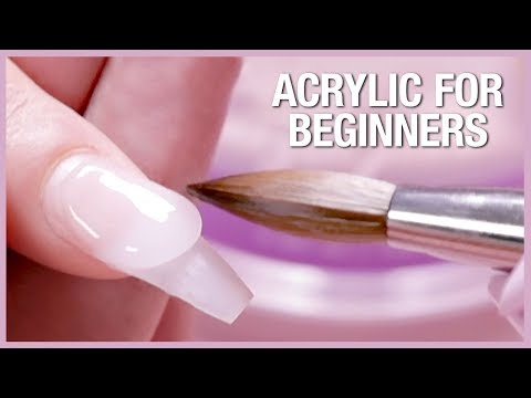 Видео: 💅🏼Урок по акриловому маникюру — как наносить акрил для начинающих 🎉📚