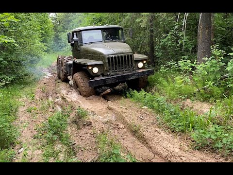 Видео: Урал 4320 Оффроуд. Поиск маршрута для покатушек