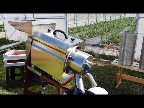 Видео: Протирочная машина для удаления косточек «КОМ 500» позволит мне получать дополнительный доход