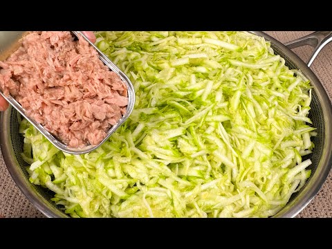 Видео: Цукини и тунец: Мой любимый рецепт – быстро и вкусно!
