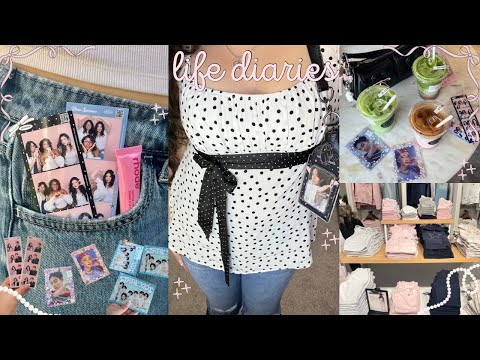 Видео: Дневники жизни 🍡 перерыв в учёбе, альбомы K-Pop, походы по кафе, шопинг, фотобудки и PR-агентство...