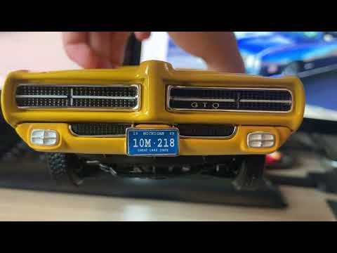 Видео: Обзор модели Pontiac GTO Judge в масштабе 1:18 от Motormax