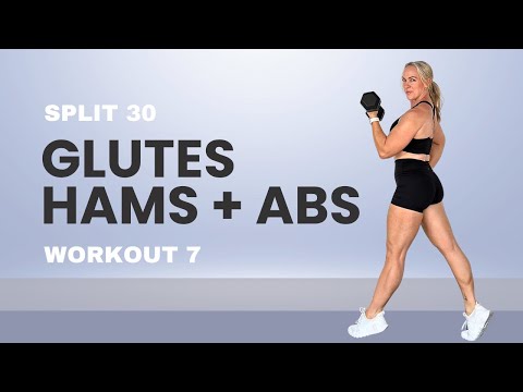 Видео: Укрепите ягодицы и ноги 🍑 | 30-минутная тренировка нижней части тела