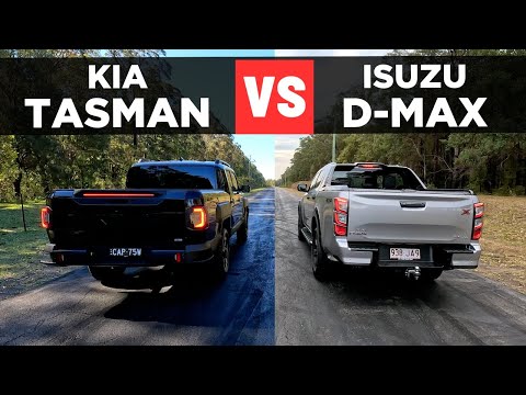Видео: Drag Race: Kia Tasman 2026 против Isuzu D-Max – разгон от 0 до 100 миль/ч и сравнение