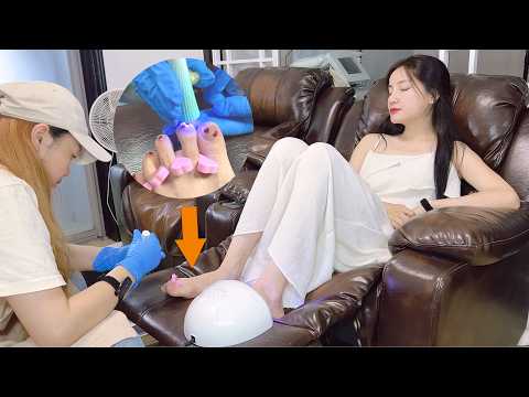 Видео: ASMR | китайский педикюр