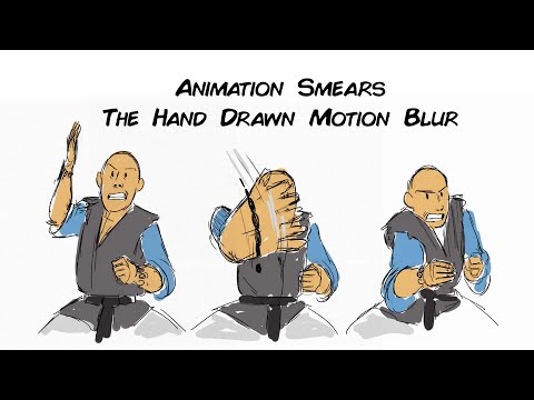 Видео: Анимационные размытия — размытие движения, нарисованное от руки