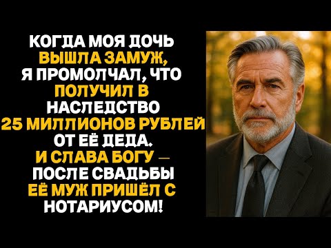 Видео: Когда моя дочь вышла замуж, я не сказал ей, что получил в наследство 9 миллионов долларов от её деда
