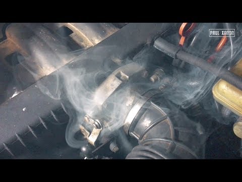 Видео: Плохая тяга двигателя и большой расход ? Ищем подсосы простым дымогенератором