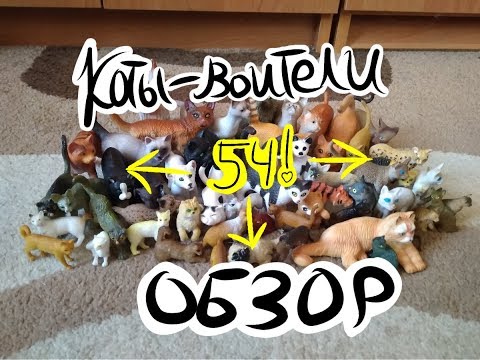 Видео: ОБЗОР НА ВСЮ МОЮ КОЛЛЕКЦИЮ ФИГУРОК КОТОВ-ВОИТЕЛЕЙ
