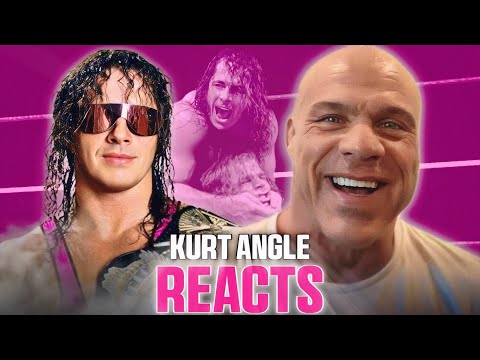 Видео: Курт Энгл отреагировал на слова Брета Харта о желании сразиться с ним