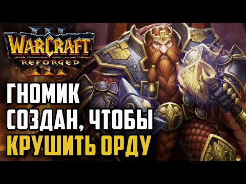 Видео: ГНОМИК СОЗДАН ЧТОБЫ КРУШИТЬ ОРДУ: Infi (Orc) vs Fortitude (Hum) Warcraft 3 Reforged