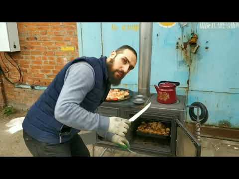 Видео: Печь духовка на дровах