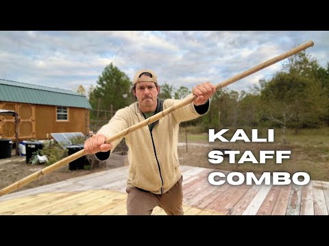 Видео: Боевая комбинация с посохом Кали | Филиппинские боевые искусства