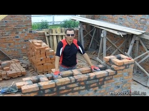 Видео: Кирпичная кладка дымовых и вентиляционных каналов - [© masterkladki]