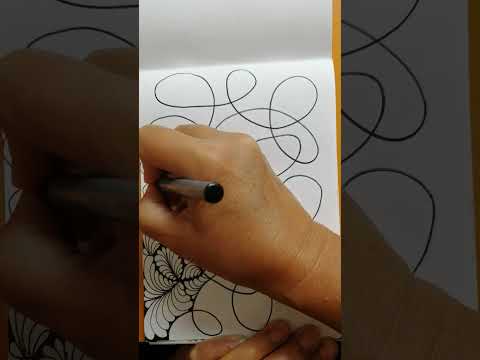 Видео: рисуем кружево... с удовольствием.. #медитативноерисование #релакс #meditativedrawing