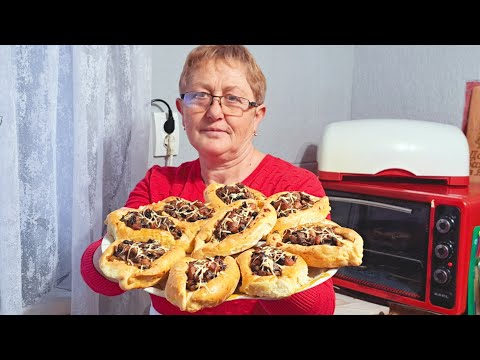 Видео: Лодочки ВЕНЕЦИЯ ! Вкуснейшая выпечка с мясом