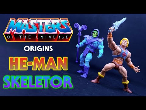 Видео: Обзор на MASTERS OF THE UNIVERSE ORIGINS - He-Man/Skeletor (Wave 5)