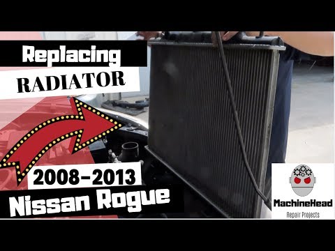 Видео: Замена радиатора на Nissan Rogue 2008-2013 годов