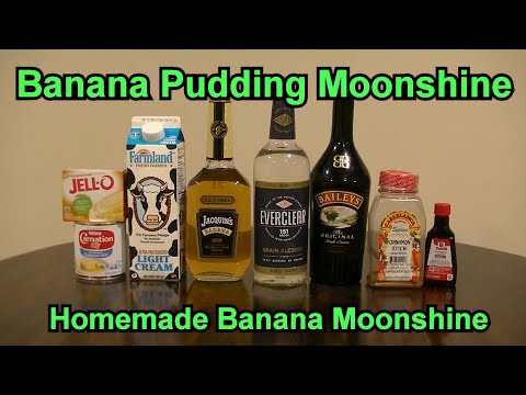 Видео: Рецепт бананового пудинга для самогона. Лучший банановый самогон. Простой рецепт бананового самог...
