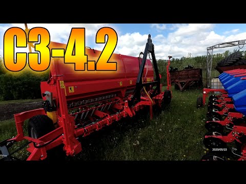 Видео: Обзор зерновой сеялки СЗ-4.2 от "Техника Сервис".