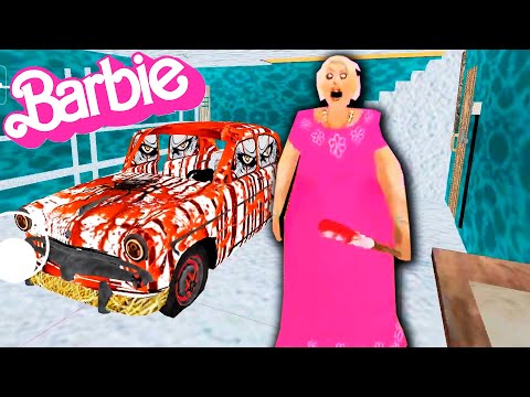 Видео: Кукла Барби это Бабка Гренни - Смешные Моменты Побег из Дома Гренни через дверь