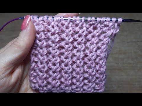 Видео: Идеальный узор на две стороны — вяжем спицами!|The perfect pattern without the wrong side!