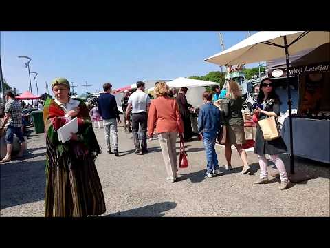 Видео: Латвия. Лиепая, праздник посёлка Ливас, Ливская ярмака.