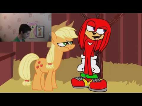 Видео: Doc.BronyAlex реагирует на Knuckles vs Applejack