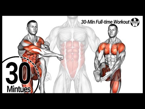 Видео: 30 минут! Тренировка пресса стоя ➜ Самый быстрый способ накачать пресс