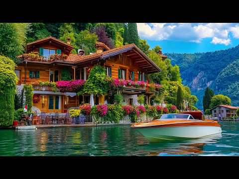 Видео: Эта деревня на озере Комо слишком прекрасна, чтобы быть реальностью