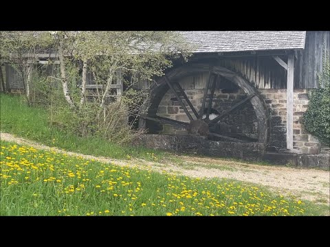 Видео: 🇩🇪 Старинная пилорама. Аltes Sägewerk. Old sawmill.