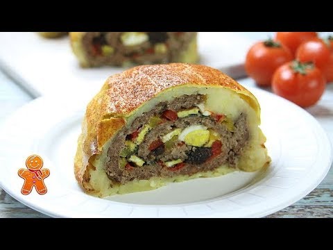 Видео: Мясной Рулет в Картофельной Шубке на Праздничный Стол