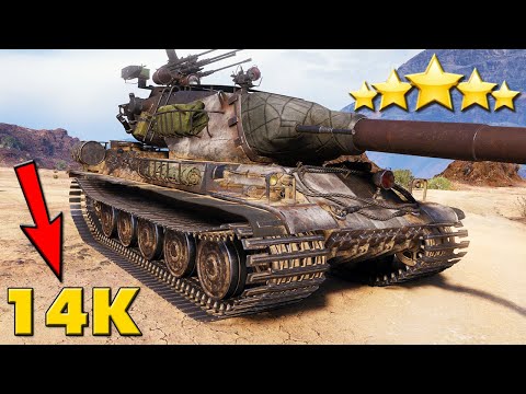 Видео: AMX M4 54 - Пять Звезд Производительность - World of Tanks